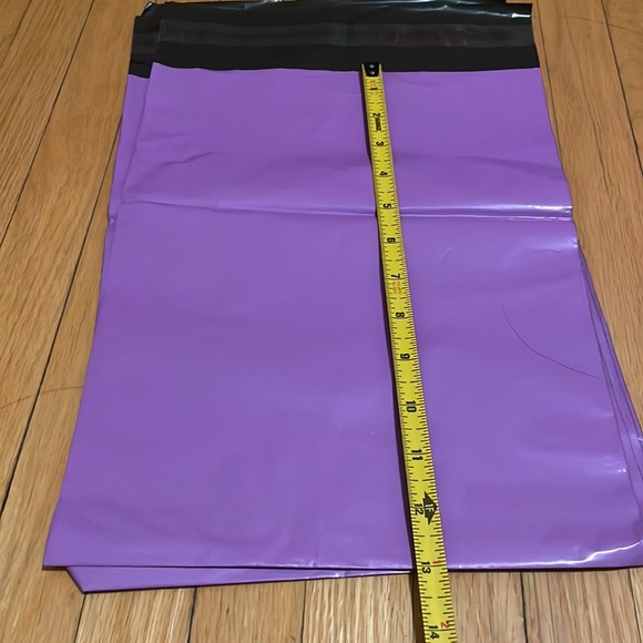 Purple plastic mailers (pack of 15) - Picture 4 of 5